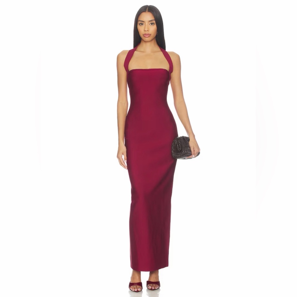 Caisyn Halter Maxi Dress in Oxblood
superdown Revolve Medium Maroon Burgundy
